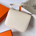 Hermes Constance 18 Handmade Bag In Nata Epsom Calfskin - Image 3