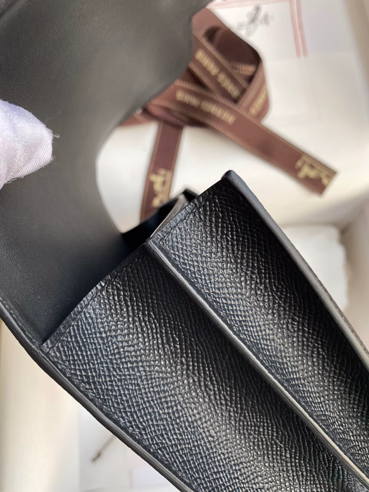 Hermes Constance 18 Handmade Bag In Black Epsom Calfskin - Image 4