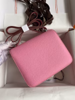 Hermes Constance 18 Handmade Bag In Pink Epsom Calfskin - Image 6