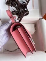 Hermes Constance 18 Handmade Bag In Rose Confetti Epsom Calfskin - Image 7
