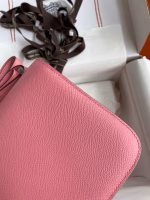 Hermes Constance 18 Handmade Bag In Rose Confetti Epsom Calfskin - Image 9