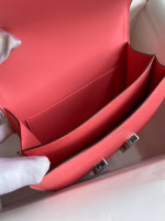 Hermes Constance 18 Handmade Bag In Rose Lipstick Epsom Calfskin - Image 4
