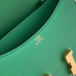 Hermes Constance 18 Handmade Bag In Vert Comics Epsom Calfskin - Image 5