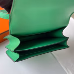 Hermes Constance 18 Handmade Bag In Vert Comics Epsom Calfskin - Image 7