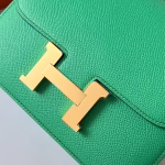 Hermes Constance 18 Handmade Bag In Vert Comics Epsom Calfskin - Image 4