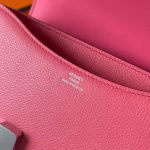 Hermes Constance 18 Handmade Bag In Rose Lipstick Evercolor Calfskin - Image 5