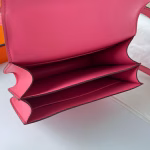 Hermes Constance 18 Handmade Bag In Rose Lipstick Evercolor Calfskin - Image 2