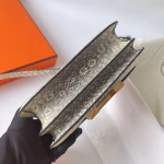 Hermes Constance 18 Handmade Bag In Natural Lizard Skin - Image 7