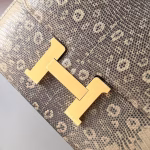Hermes Constance 18 Handmade Bag In Natural Lizard Skin - Image 8