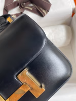 Hermes Constance 24 Handmade Bag In Black Box Calfskin - Image 8