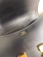 Hermes Constance 24 Handmade Bag In Black Box Calfskin - Image 2
