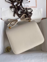 Hermes Constance 24 Handmade Bag In Craie Epsom Calfskin - Image 6
