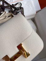 Hermes Constance 24 Handmade Bag In Craie Epsom Calfskin - Image 8
