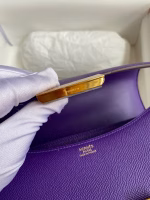 Hermes Constance 24 Handmade Bag In Crocus Epsom Calfskin - Image 5