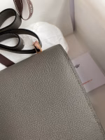 Hermes Constance 24 Handmade Bag In Etain Epsom Calfskin - Image 9