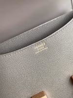 Hermes Constance 24 Handmade Bag In Etain Epsom Calfskin - Image 4