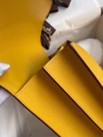 Hermes Constance 24 Handmade Bag In Jaune Ambre Epsom Calfskin - Image 4