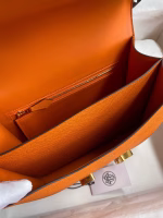 Hermes Constance 24 Handmade Bag In Orange Epsom Calfskin - Image 5
