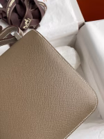 Hermes Constance 24 Handmade Bag In Taupe Epsom Calfskin - Image 9