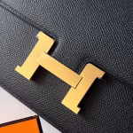 Hermes Constance Elan Handmade Bag In Black Epsom Calfskin - Image 6
