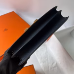 Hermes Constance Elan Handmade Bag In Black Epsom Calfskin - Image 7