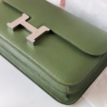 Hermes Constance Elan Handmade Bag In Canopee Evercolor Calfskin - Image 5