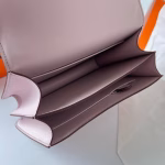 Hermes Constance 1-18 Mirror Bag In Mauve Pale Chevre Mysore Leather - Image 9
