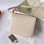 Hermes Constance 1-18 Mirror Bag In Craie Epsom Calfskin - Image 6