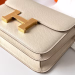 Hermes Constance 1-18 Mirror Bag In Nata Epsom Calfskin - Image 3