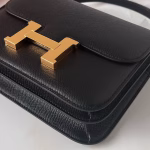 Hermes Constance 1-18 Mirror Bag In Black Epsom Calfskin - Image 4