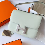 Hermes Constance 1-24 Mirror Bag In Vert Fizz Epsom Calfskin - Image 6