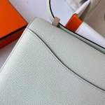 Hermes Constance 1-24 Mirror Bag In Vert Fizz Epsom Calfskin - Image 8