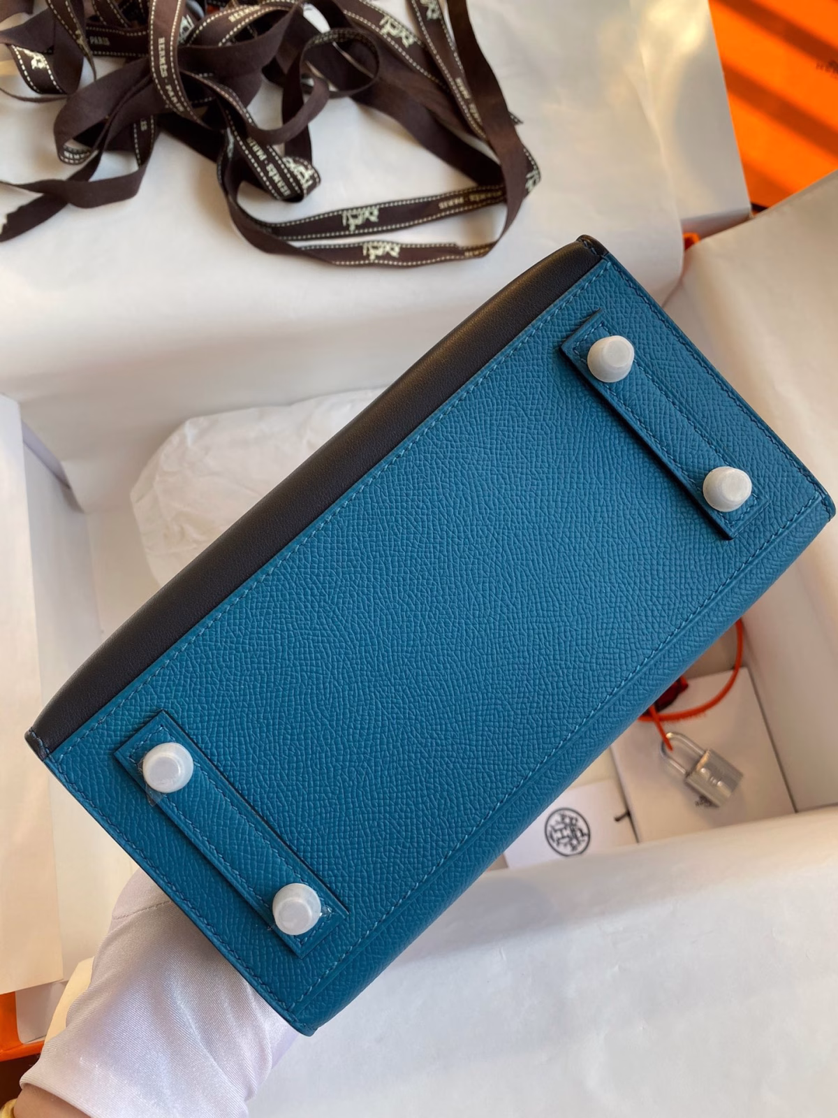 Hermes Night Sac Faubourg Birkin 20 Sellier Limited Edition Bag - Image 8