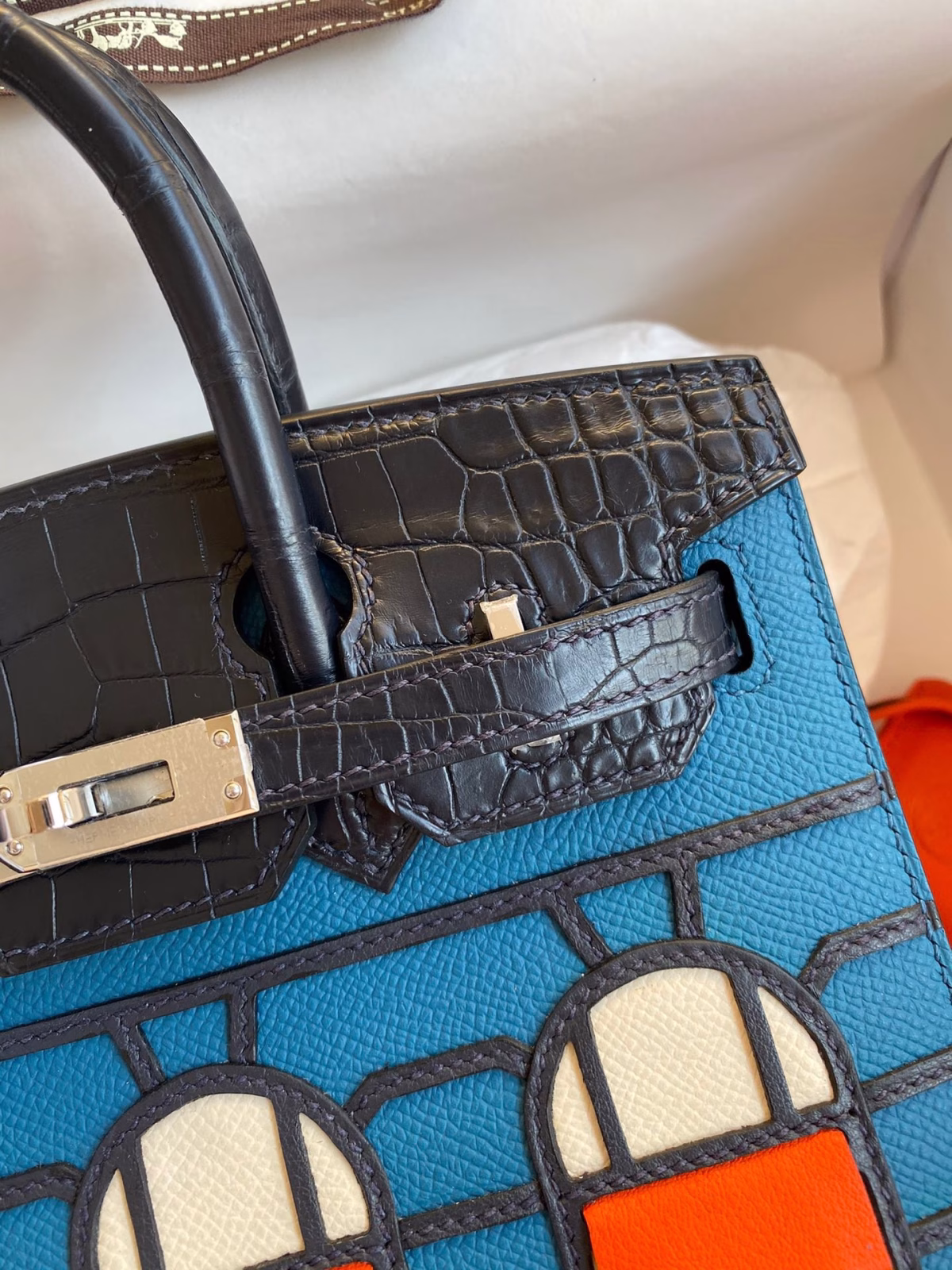 Hermes Night Sac Faubourg Birkin 20 Sellier Limited Edition Bag - Image 9