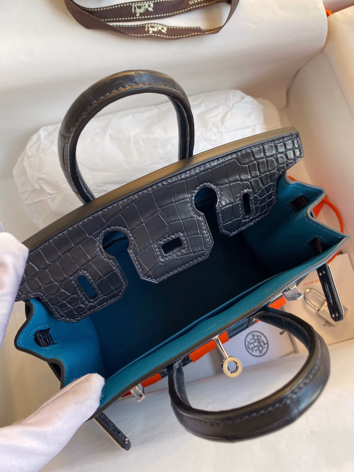 Hermes Night Sac Faubourg Birkin 20 Sellier Limited Edition Bag - Image 4