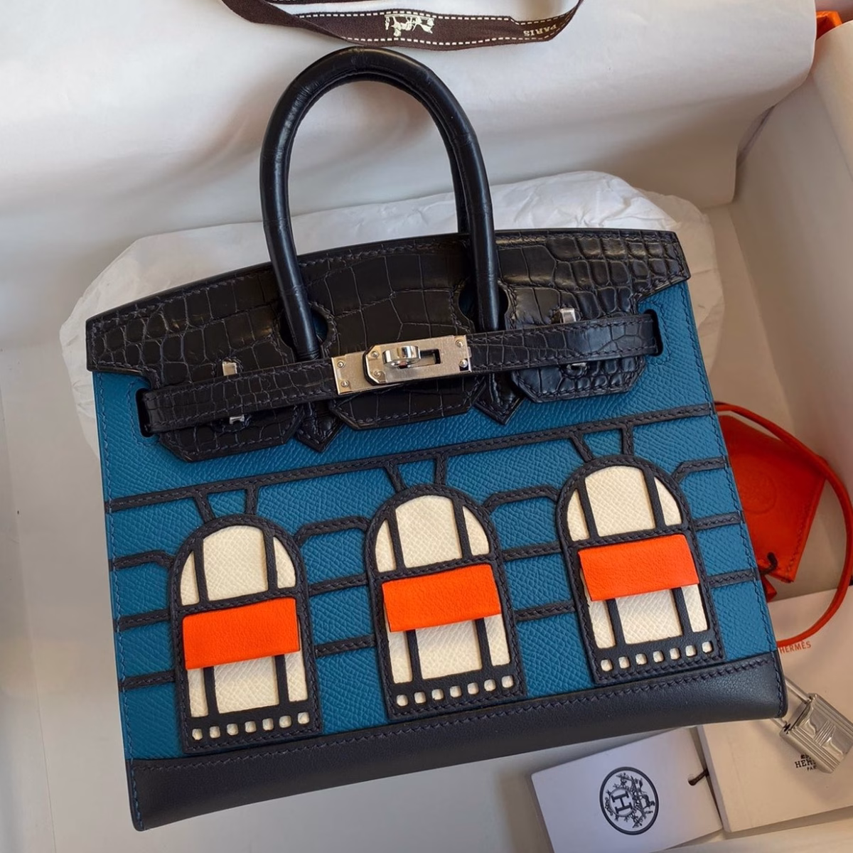 Hermes Night Sac Faubourg Birkin 20 Sellier Limited Edition Bag - Image 1