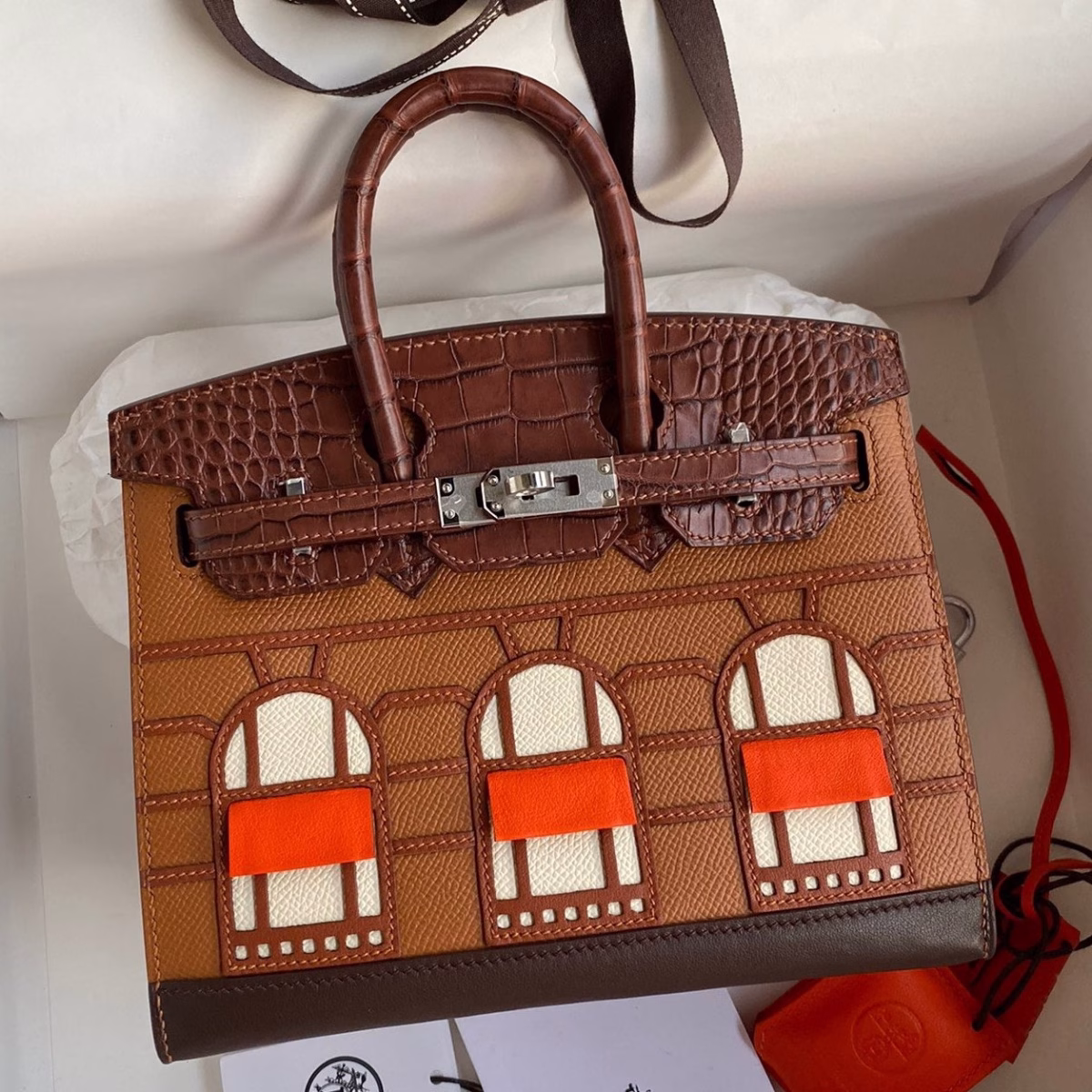 Hermes Day Sac Faubourg Birkin 20 Sellier Limited Edition Bag - Image 1