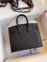Hermes So Black Midnight Faubourg Birkin 20 Sellier Limited Edition Bag - Image 7
