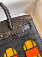 Hermes So Black Midnight Faubourg Birkin 20 Sellier Limited Edition Bag - Image 3