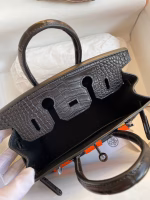 Hermes So Black Midnight Faubourg Birkin 20 Sellier Limited Edition Bag - Image 5