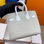 Hermes Snow Sac Faubourg Birkin 20 Sellier Limited Edition Bag - Image 9