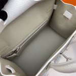 Hermes Snow Sac Faubourg Birkin 20 Sellier Limited Edition Bag - Image 5