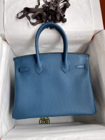 Hermes Birkin 30 Retourne Handmade Bag In Colvert Clemence Leather - Image 6