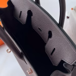 Hermes Birkin 30 Retourne Handmade Bag In Rouge Sellier Clemence Leather - Image 4