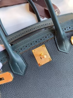 Hermes Ghillies Birkin 30cm Limited-edition Bag In Black Calfskin - Image 2