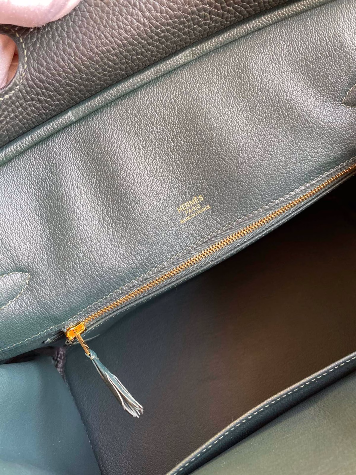 Hermes Ghillies Birkin 30cm Limited-edition Bag In Black Calfskin - Image 4