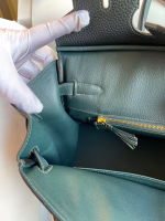 Hermes Ghillies Birkin 30cm Limited-edition Bag In Black Calfskin - Image 5