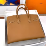 Hermes Birkin 30 Sellier Handmade Bag In Gold Epsom Calfskin - Image 6