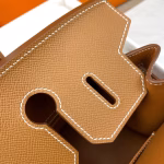 Hermes Birkin 30 Sellier Handmade Bag In Gold Epsom Calfskin - Image 10