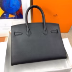 Hermes Birkin 30 Sellier Handmade Bag In Black Epsom Calfskin - Image 6